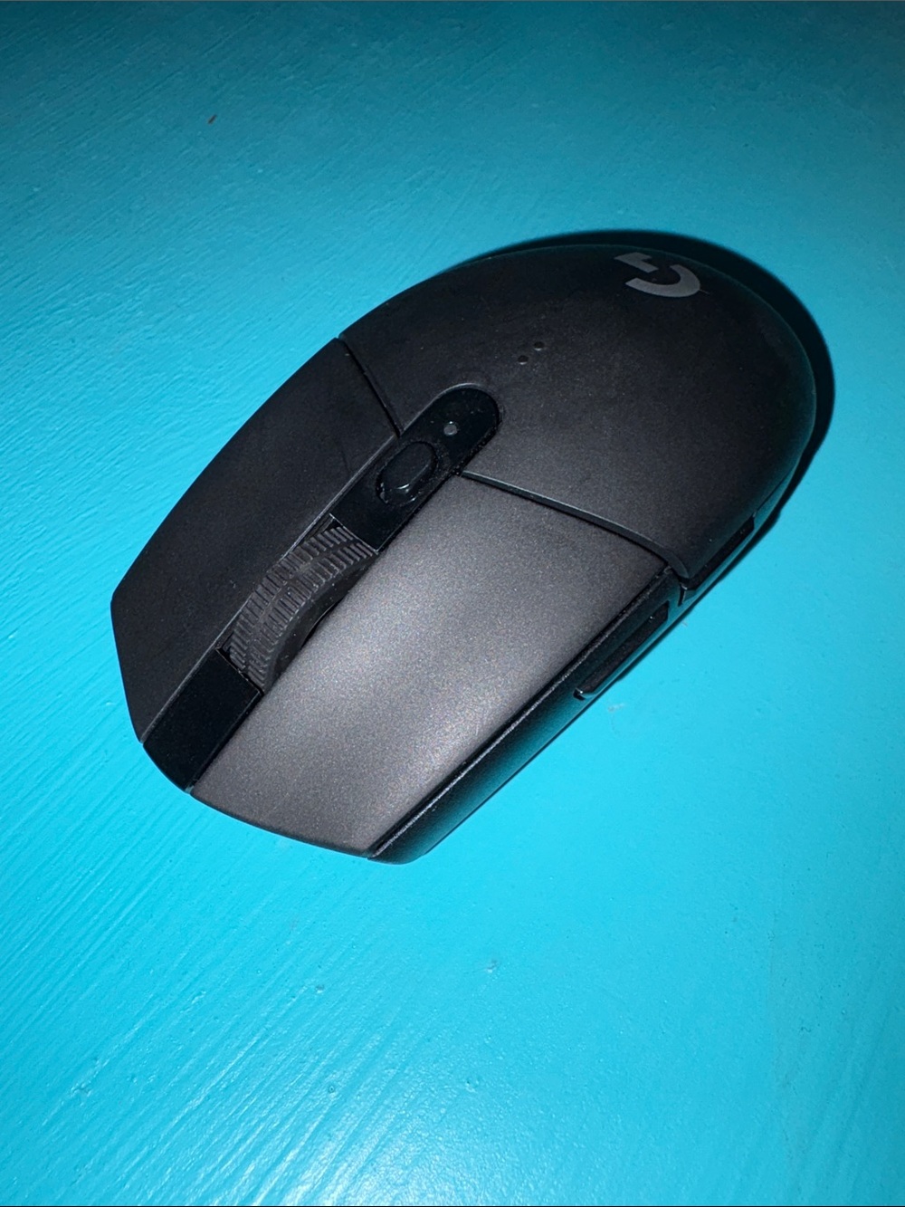 Logitech Black Wireless Mouse with Side Buttons